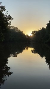 Sunrise on the Limestone Bluffs Paddling Trail at Fort Parker State Park￼ | Friends of Fort Parker State Park