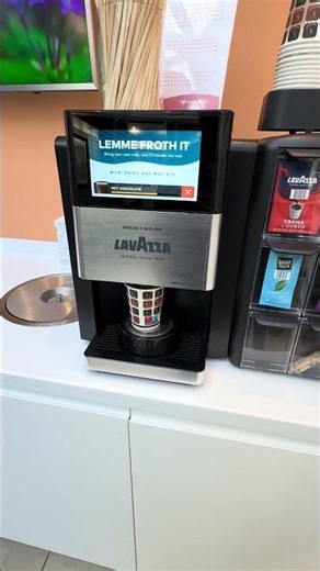 Flavia coffee machine hot chocolate coming right up.