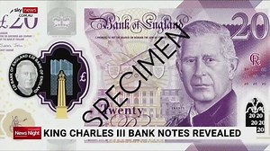 Bank of England reveals new bank notes featuring King Charles III
