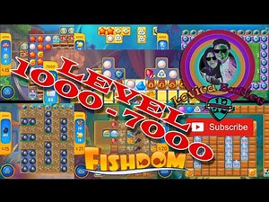Fishdom Level 1000, 2000, 3000, 4000, 5000, 6000, 7000 - Gameplay