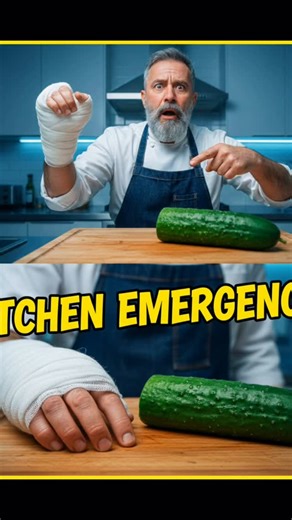 I Sliced My Finger on a 10-FT CUCUMBER! 🩸 (Kitchen Fail) We tried to turn a massive 10-Foot Cucumber into the ultimate summer salad, but things went WRONG! 😱 Watch as the knife slips during prep—calling for a medic mid-shoot! 🚑 Despite the injury, we bandaged up and finished the recipe. This giant cucumber salad is packed with cherry tomatoes, red onions, and fresh dill. Was it worth the pain? #KitchenFail #GiantFood #CucumberSalad #CookingAccident #ChefLife Funny | Travis Roberts