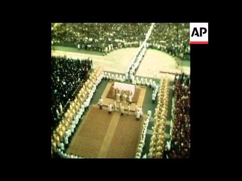 SYND 22 10 78 INAUGURATION OF POPE JOHN PAUL II IN VATICAN CITY