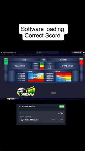 How to get correct score ? Get Football Software predictions #brazil #correctscore #football