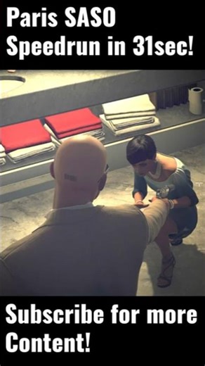 HITMAN WOA Paris SASO Speedrun #hitman3 #paris #speedrun