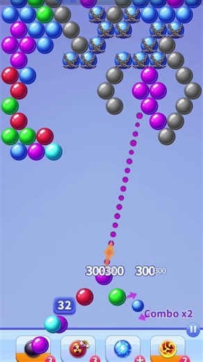 bubble shooter #games #shortsfeed #gaming #gameplay #viralshort #lifeisbutadream #balloon