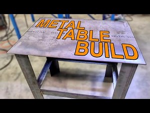 How to Build a METAL TABLE for Welding an Fabrication | DIY