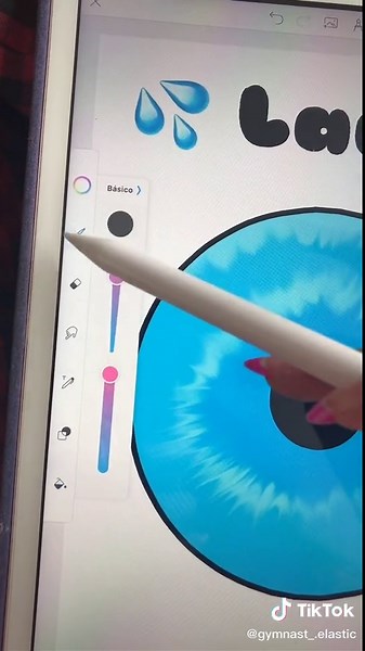 2 parte de •Como hacer un ojo en color• 💕🦋✨😆