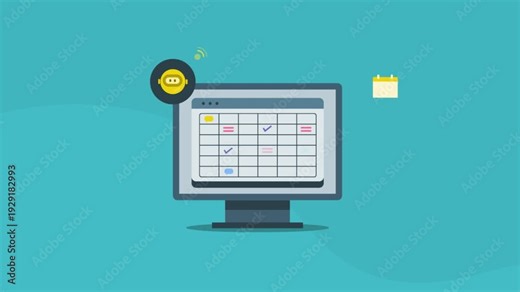 Intelligent automation workflow, AI assistant operates project updates, task tracking spreadsheet, calendar scheduling, enterprise email optimize efficiency.
