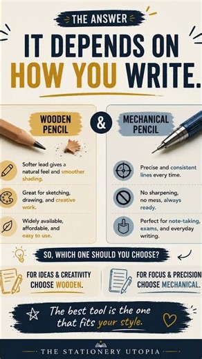 Mechanical Pencil VS Wooden Pencil - Which is Better?