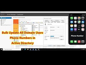 How To Bulk Update All Domain Users Phone Numbers in Active Directory