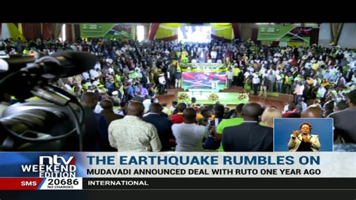 15K views · 637 reactions | The Earthquake Rumbles On: Prime Cabinet Secretary Musalia Mudavadi describes the move to join hands with president Ruto as a political wild card that he kept quite close to his chest; NTV’s Sydney Chazima reveals how the earthquake came about #NTVWeekendEdition | NTV Kenya | Facebook