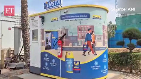 LPG vending machine: Gurgaon gets 24x7 gas ATM that exchanges empty cylinders for filled ones