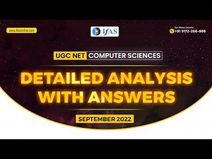 Detailed Analysis With Answers 2022 Paper - 2 | NTA UGC NET Computer Science