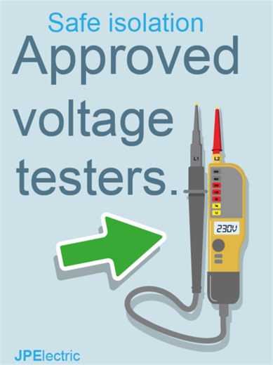 Approved Voltage Tester for Safe Isolation