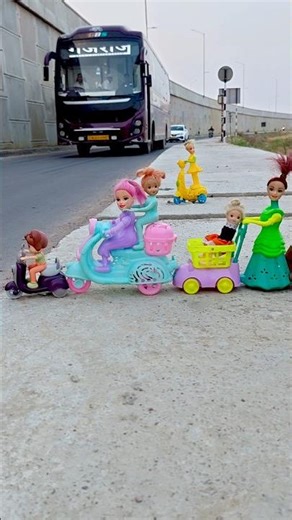 Remote Control Scooty Girl And Monkey Scooter Unboxing And Testing Short ||