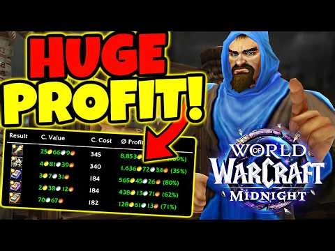 Exactly Which Crafts I Do For PROFIT With Concentration - Midnight WoW Professions Guide