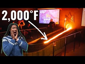 The ONLY Place in the World That Pours Hot Lava into a Room