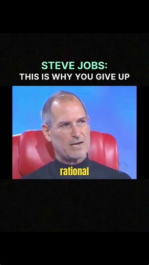 STEVE JOBS: This is why people give up| #podcast #success#fyp #fy #fypシ #foryou