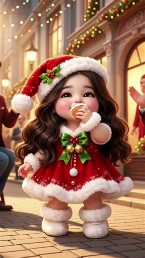 Tiny Girl, Big Dance 🎄💃#shorts