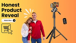 Watch Hands on review of this tripod on Amazon Live