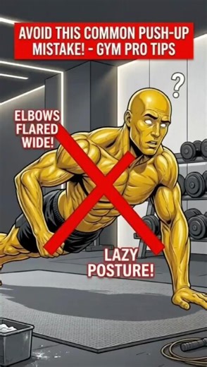 Push-Up Form Visualized: Stop Killing Your Gains! ❌