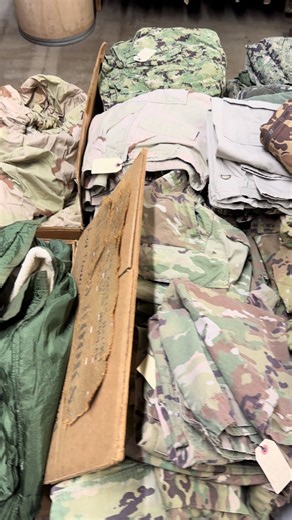 Loaded up on #RealArmyNavy #militarysurplus #camo what’s you favorite camo pattern?