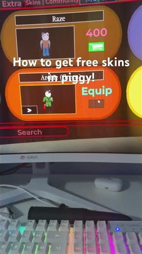 How to get free piggy skin! (Real) #piggy#roblox#tutorial