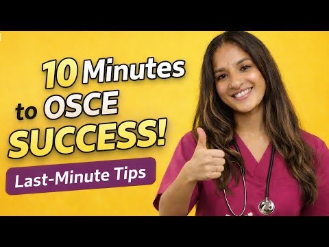 10 Minutes to OSCE Success ⏱️ | Last-Minute Tips for International Nurses