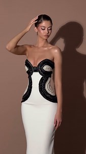 Pretty little dress 🤍✨🖤 #dress #model #newcollection #dodonaavdiu | Dodona Avdiu