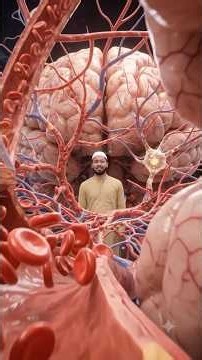 Human Brain Anatomy Inside the Brain | 3D Medical Journey #brain #biologyfacts #allah #jumma #shorts