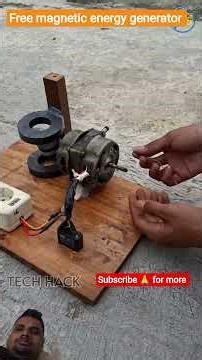"Free magnetic energy generator 😱" #automobile #shorts