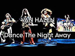 VAN HALEN - Dance The Night Away (Lyric Video)