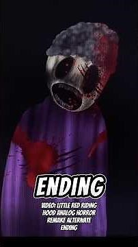 RED RIDING HOOD ALTERNATE ENDING #analoghorror #scary #horror #disturbing