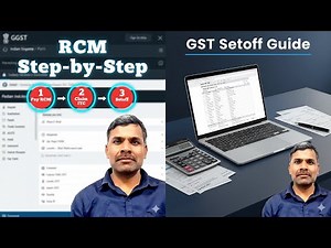 RCM Claim & GST Payment Setoff Guide | Understand the complete step-by-step