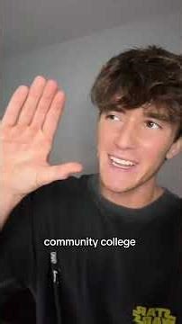 community college is most DEFINITELY the method😭🙏