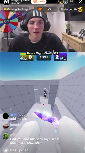 new series stream sniping streamers? #rivals #roblox