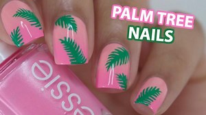 Monday Manicure: Try this Super Cute Palm Tree Nail Art by Gabby Morris
