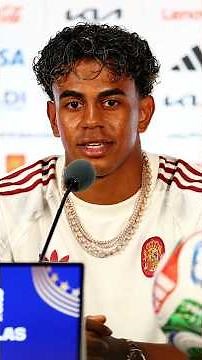 Lamine Yamal: "It's special to score in matches like this, and I accept the challenge" #shorts