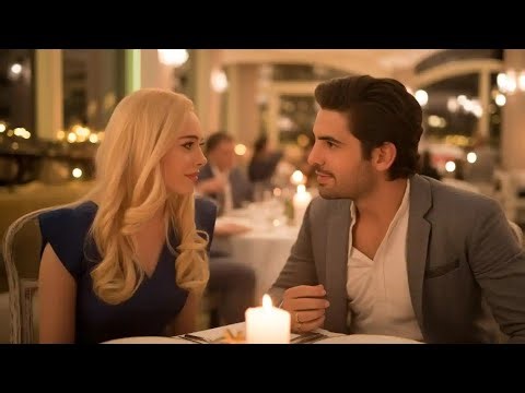 Romantic Dinner Date: Intimate Restaurant Scene"