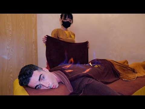 ASMR: INSANE Fire Full Body Massage in Vietnam | The Heat Was Unreal 🔥