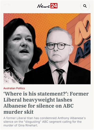 Anthony Albanese has failed to speak out against ABC rape culture. Albanese has not released a statement declaring that violence against women is unacceptable. Albanese has failed to condemn the ABC. #Albanese #ABC #RapeCulture #ViolenceAgainstWomen