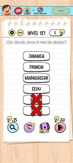 Nivel 127 Brain test