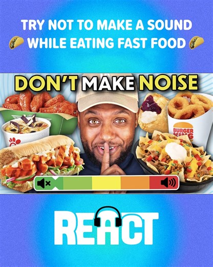Our First Official Bullseye Episode! Try Not To Make A Sound While Eating! #fastfood #trynotto #comedyskits #React | REACT Bullseye