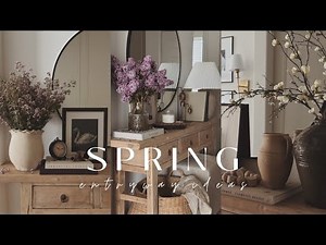NEW 2025 Spring Console Table Ideas || Spring Decorate With Me || Entryway ideas || New Decor