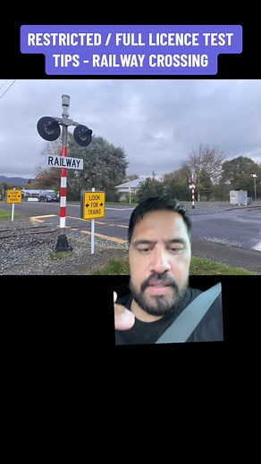Test to pass your restricted and full licence test. Railway crossings. #restrictedlicence #FullLicence | Lets Get Legal NZ