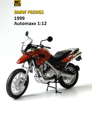 Automaxx 1:12 Scale BMW F650GS 1999 Used condition, No box, Video taken from real model. #modelcar #diecastcollector #diecast #automaxx #bmw