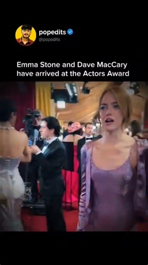 Emma Stone and Dave Mac Cary has arrived at the Actors Awards 😍👑