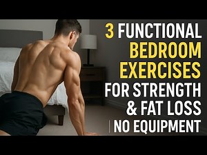 3 Functional Bedroom Exercises for Strength & Fat Loss | No Equipment