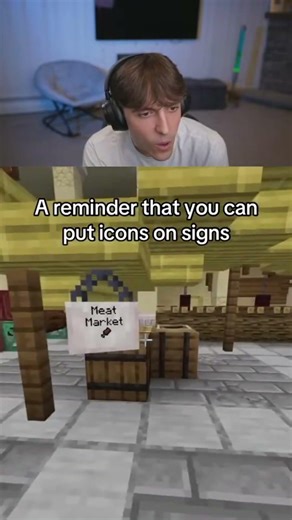 Adding Icons to Signs in Minecraft