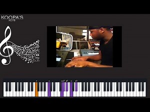 Corey Henry On christ the solid rock piano tutorial